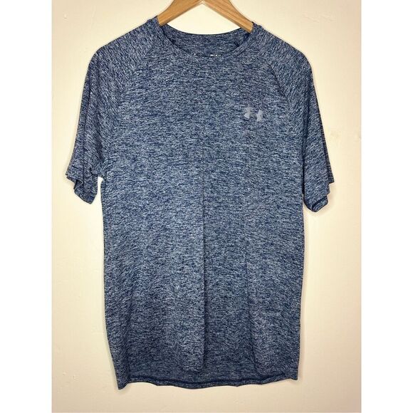 Under Armour Blue The Tech Tee Size Size Medium Loose Fit - Picture 1 of 4